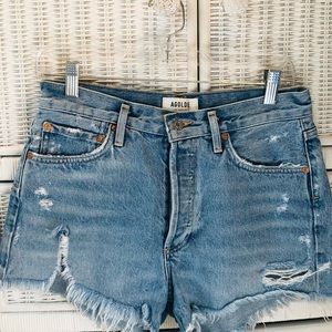 Agolde Parker cutoff shorts Size 26 used condition